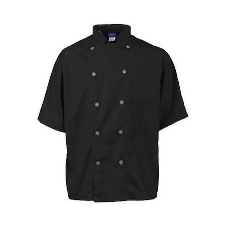 Allpoints Kng M Active Chef Coat Mens Black/Slate Ss 2124BKSLM